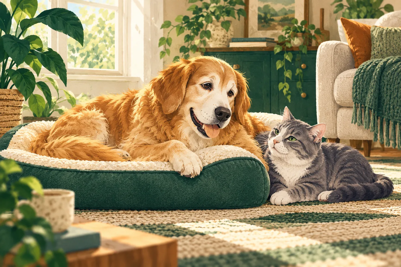 Illustration for Beds and Home