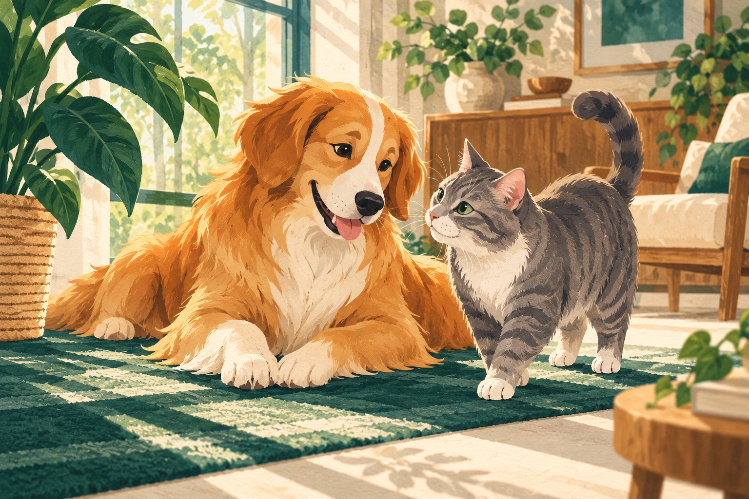 Illustration for Senior Pet Comfort